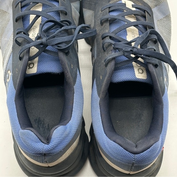 On Cloudrunner Mens 12.5 Shoes Blue Running Walking Gym Cushion Sneaker Comfort - Picture 11 of 12